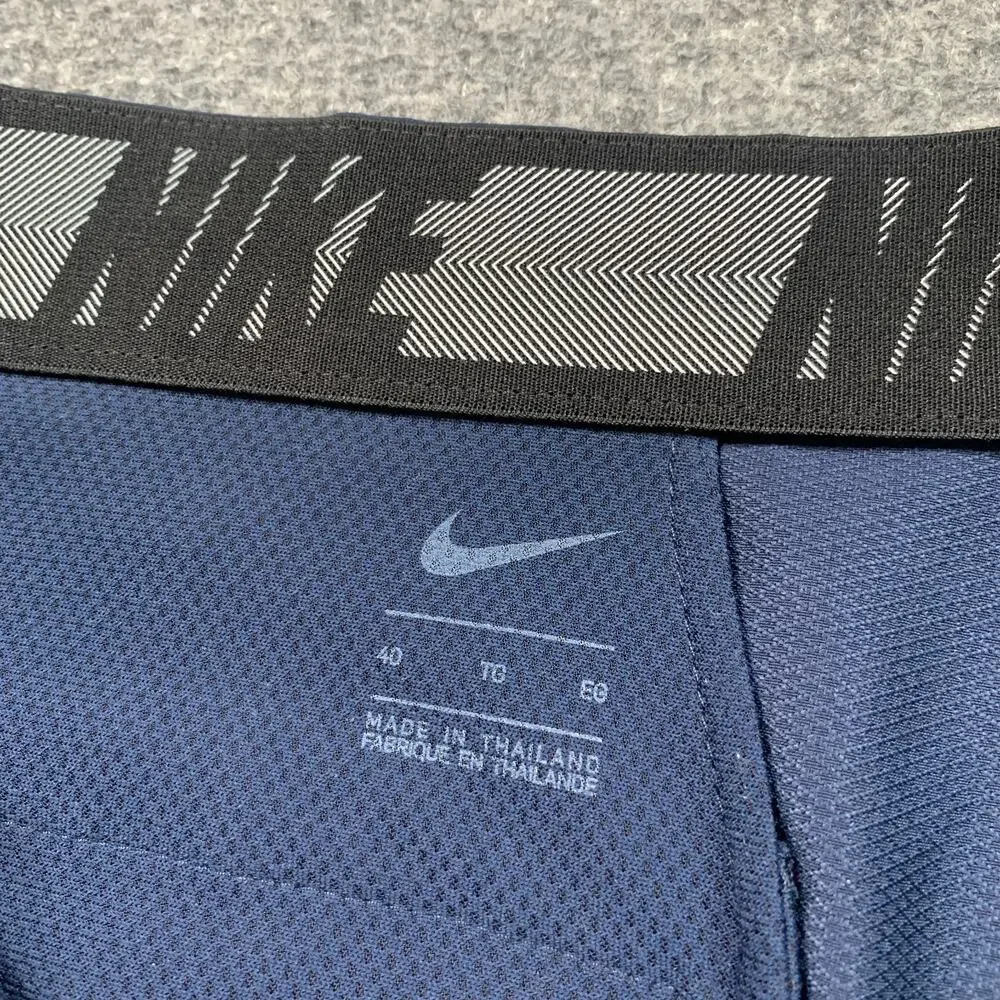Nike Shorts Mens 40 Navy Flex Performance Athletic Sweat Wicking Golf Chino